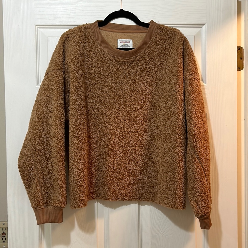 Fuzzy American Eagle Sweater